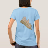 Drapeau Libéria + Carte T-shirt (Dos)
