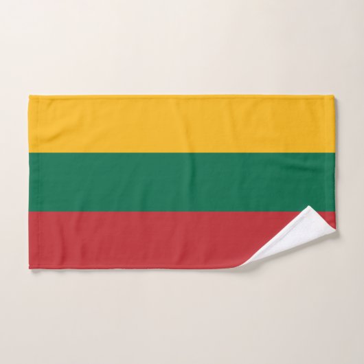 Drapeau Lituanie (Serviette à main)