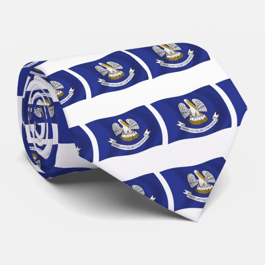 Drapeau Louisiane Cravate (Roulé)