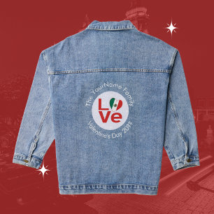 Drapeau LOVE personnalisé Rouge Mexicain