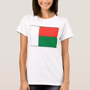 Drapeau Madagascar x Carte T-shirt