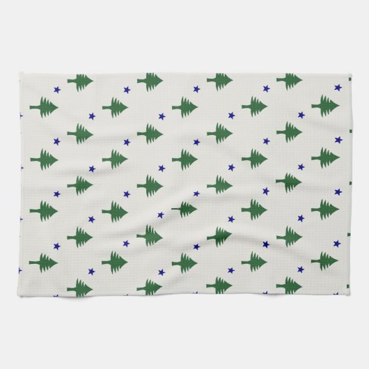 Drapeau Maine d'origine serviette (Horizontal)