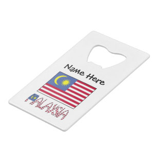Drapeau malaisien de Malaisie Personnalisation noi
