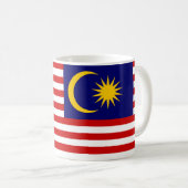 Drapeau malaisien Mug patriotique (Devant droit)