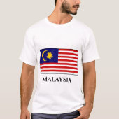 Drapeau malaisien T-shirt (Devant)