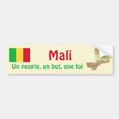 Drapeau Mali + Sticker de pare-chocs (Devant)