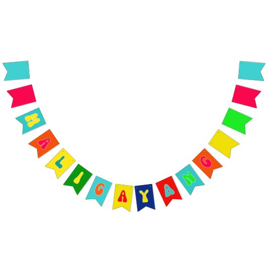 Drapeau MALIGAYANG Buncher Filipino Kaarawan Banni (Tout)