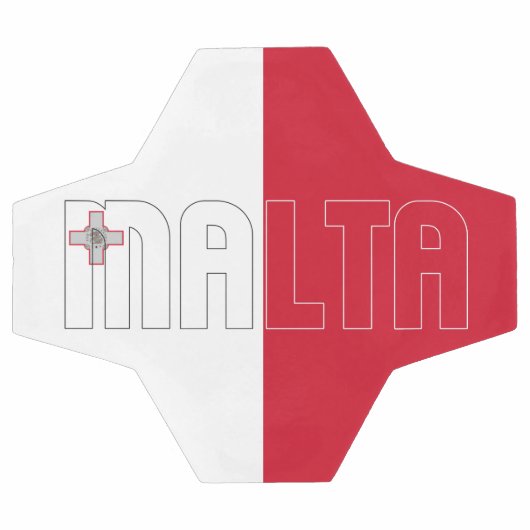 Drapeau Malte Bicolor Patriotique  (Plat)