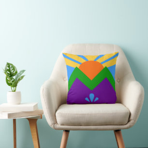 Drapeau Manitou Springs sur le Coussin américain M