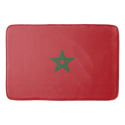 Drapeau Maroc Tapis de bain (Devant)