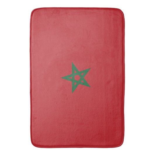 Drapeau Maroc Tapis de bain (devant Vertical)