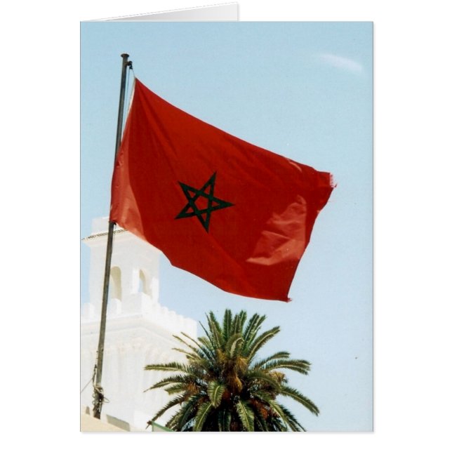 drapeau marocain (Devant)