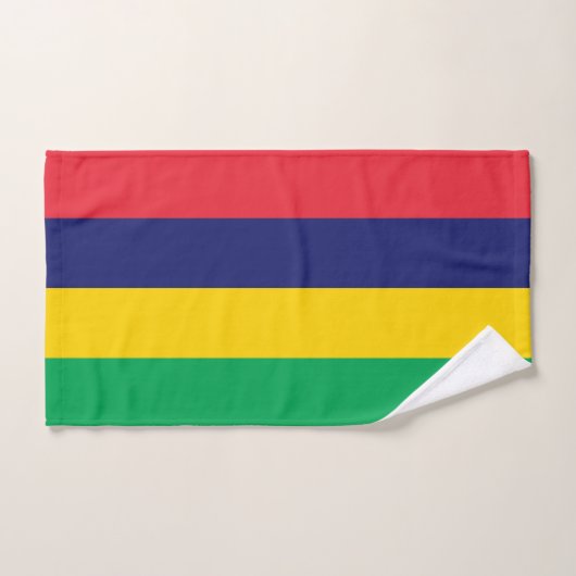 Drapeau Maurice (Serviette à main)