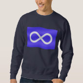 Drapeau Metis Sweatshirt Metis Drapeau Chemises Me (Devant)