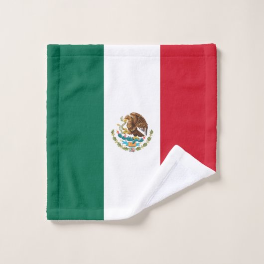 Drapeau mexicain (Gant de toilette)
