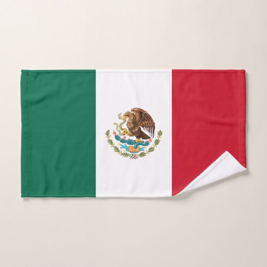 Drapeau mexicain (Serviette à main)