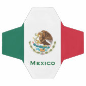 Drapeau Mexicain balle de football (Plat)