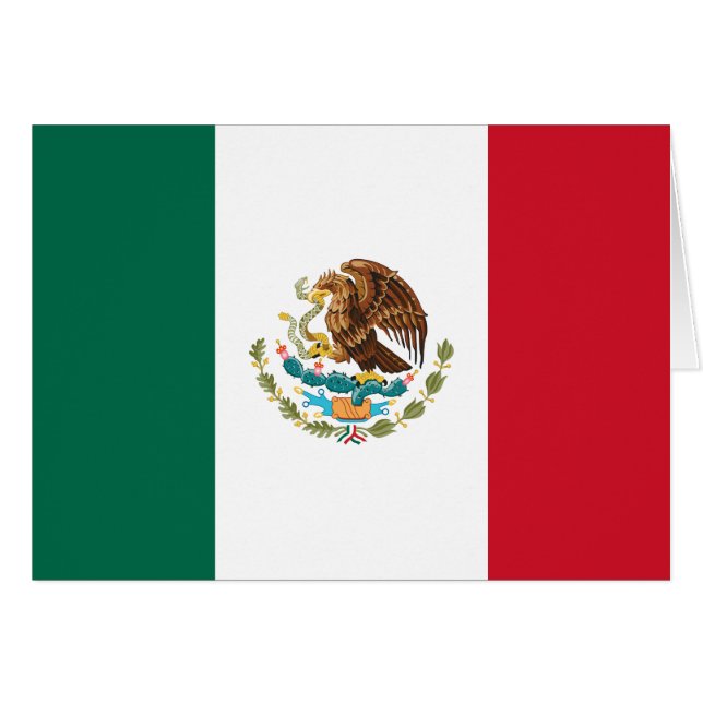 Drapeau mexicain - Drapeau mexicain (Devant horizontal)
