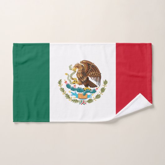 Drapeau mexicain - Drapeau mexicain (Serviette à main)