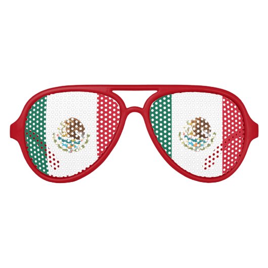 Drapeau mexicain | Lunettes de soleil mexicaines a (Devant)