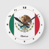 Drapeau mexicain & Mexique mode tendance / horloge (Recto)