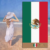 Drapeau mexicain & Mexique monogrammed / serviette
