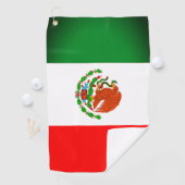 Drapeau mexicain serviette de golf (En situation)