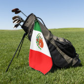 Drapeau mexicain serviette de golf (Vert)