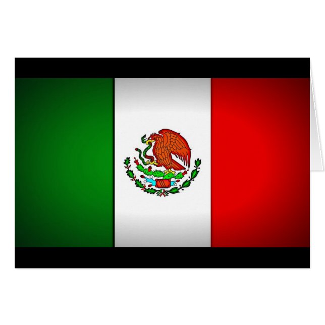 Drapeau mexicain stylisé (Devant horizontal)