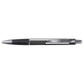 Drapeau mince de la ligne rouge Stylo pompier (Dos)