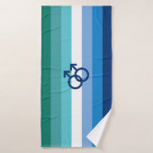 Drapeau MLM Gay Male Pride (Serviette de bain)
