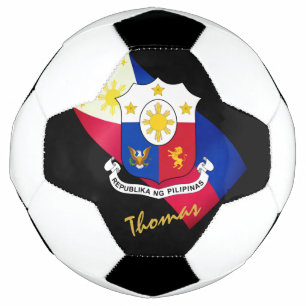 Drapeau Monogramme Philippines Football & Philippi
