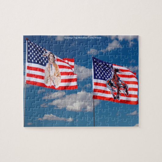 Drapeau Monument Calley Arizona Jigsaw Puzzle (Horizontal)