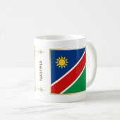 Drapeau Namibie + Plan Mug (Devant droit)