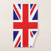 Drapeau national britannique - Union Jack (Serviette à main)