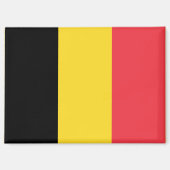 Drapeau national de Belgique Magnet rectangle (Recto)