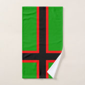 Drapeau national de Karelia (Serviette à main)