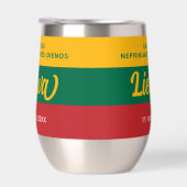 Drapeau national de la fête de l'indépendance de l (Droite)