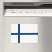 Drapeau national de la Finlande Aimant rectangle (In Situ (Lave-vaisselle))