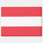 Drapeau national de l'Autriche Aimant rectangle (Recto)