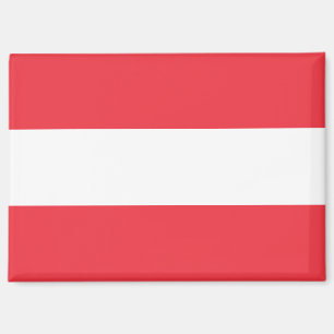 Drapeau national de l'Autriche Aimant rectangle
