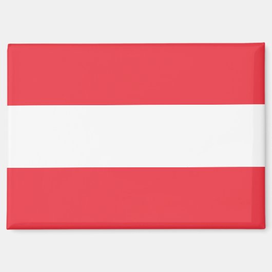 Drapeau national de l'Autriche Aimant rectangle (Recto)