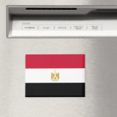 Drapeau national de l'Égypte aimant rectangle du r (In Situ (Lave-vaisselle))