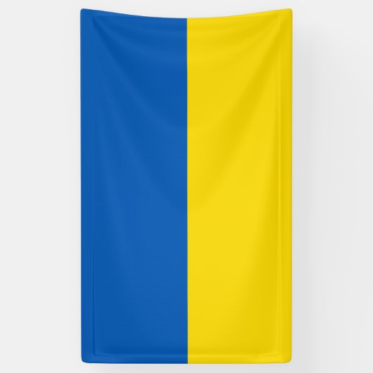 Drapeau national de l'Ukraine - Bannière rectangle (Vertical)