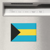Drapeau national des Bahamas aimant rectangle (In Situ (Lave-vaisselle))