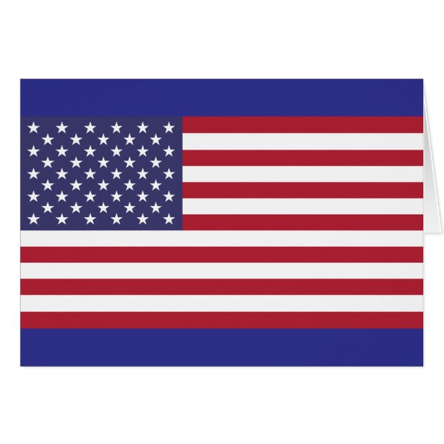 Drapeau national des Etats-Unis (Devant horizontal)