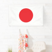 Drapeau national du Japon - Bannière murale rectan (En situation)