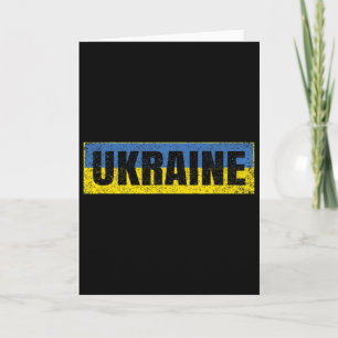 Drapeau National Ukrainien Vintage Carte Ukraine P