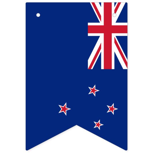 Drapeau néo-zélandais et bannière du parti Kia Ora (Deuxième drapeau)