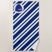 Drapeau néo-zélandais serviette de plage (Devant)